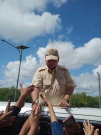 Kunjungan Menhan Bapak Prabowo Subianto ke Kalurahan Banyusoco 